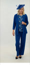 Via Veneto Royal 3 Piece Trouser Suit v740